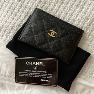 Chanel card holder